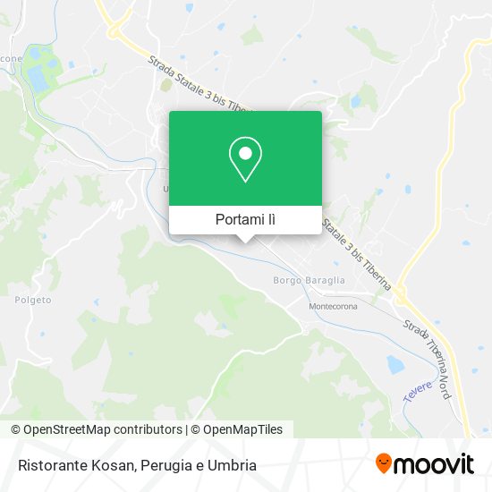 Mappa Ristorante Kosan