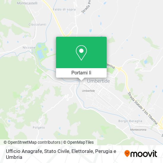 Mappa Ufficio Anagrafe, Stato Civile, Elettorale