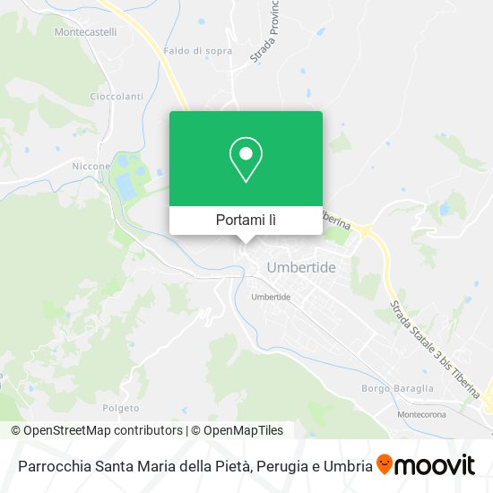 Mappa Parrocchia Santa Maria della Pietà
