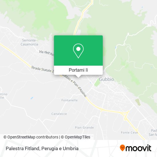 Mappa Palestra Fitland