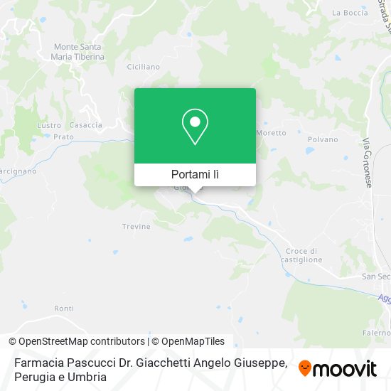 Mappa Farmacia Pascucci Dr. Giacchetti Angelo Giuseppe