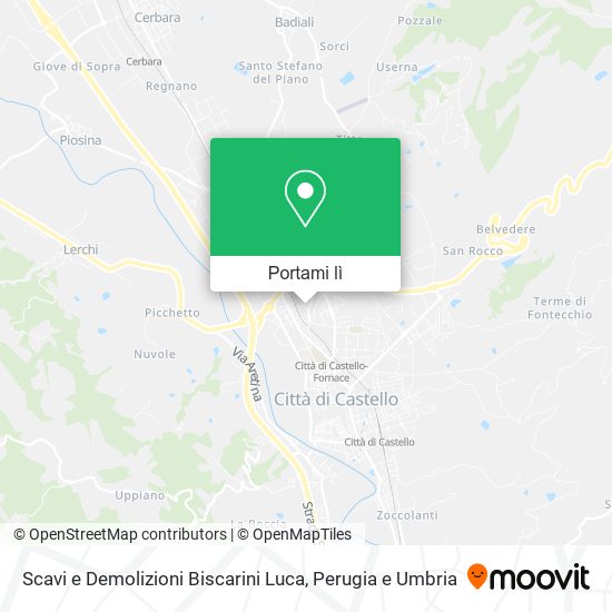Mappa Scavi e Demolizioni Biscarini Luca