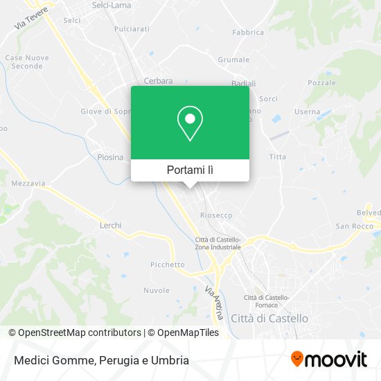 Mappa Medici Gomme