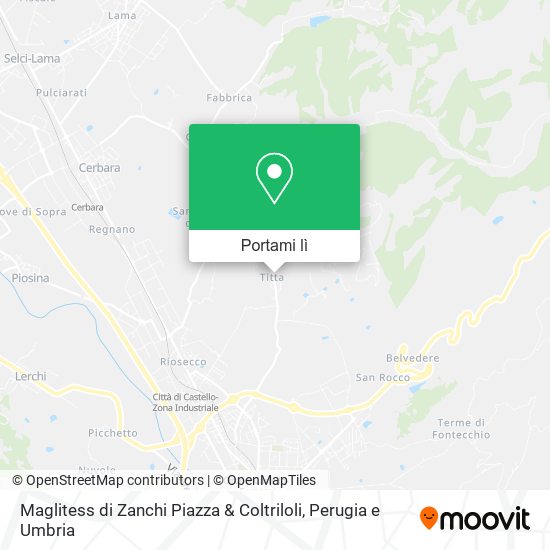 Mappa Maglitess di Zanchi Piazza & Coltriloli