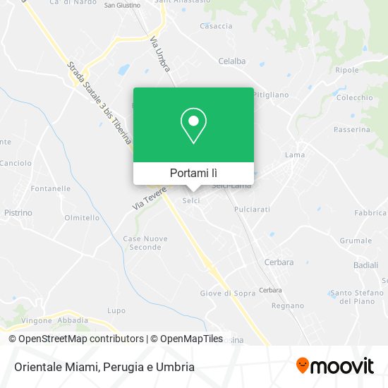 Mappa Orientale Miami