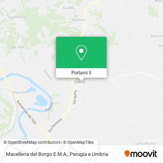 Mappa Macelleria del Borgo E.M.A.