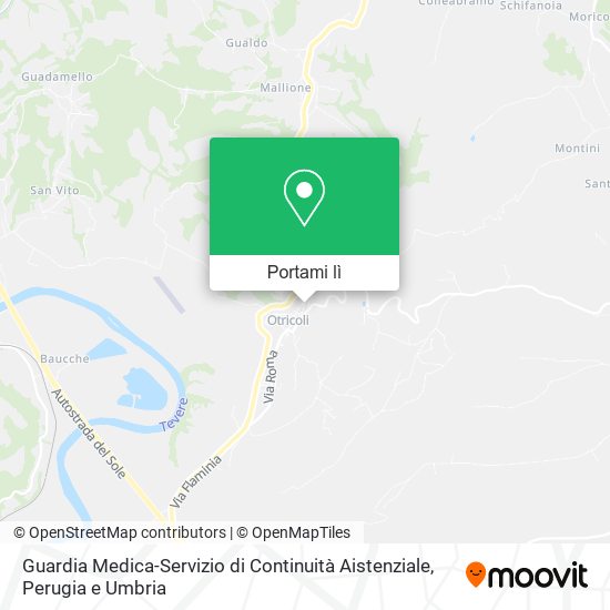 Mappa Guardia Medica-Servizio di Continuità Aistenziale
