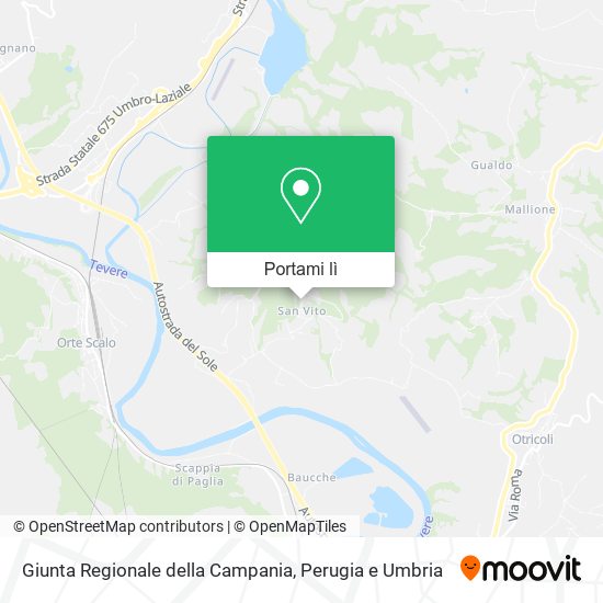Mappa Giunta Regionale della Campania