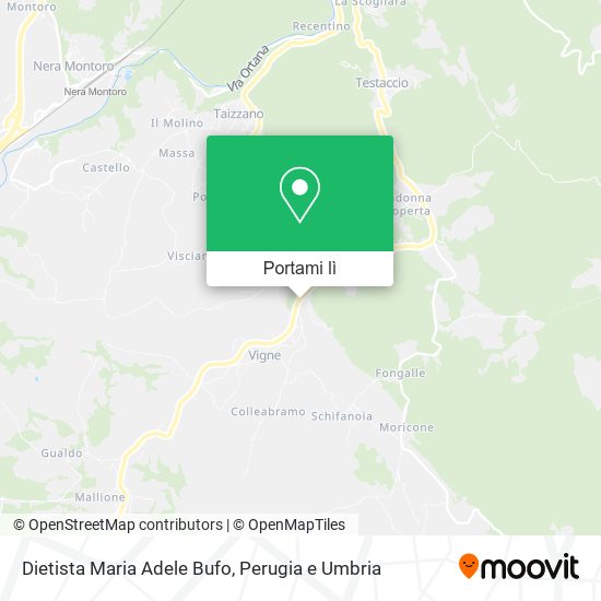 Mappa Dietista Maria Adele Bufo