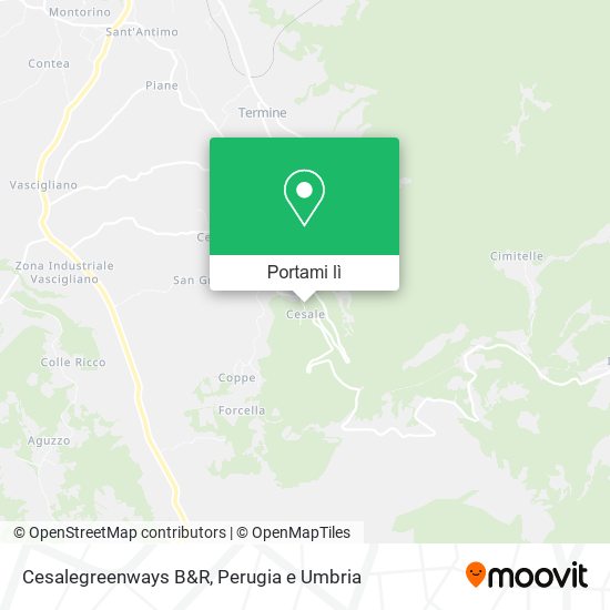 Mappa Cesalegreenways B&R