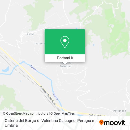 Mappa Osteria del Borgo di Valentina Calcagno