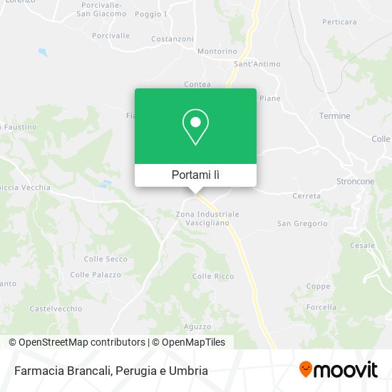 Mappa Farmacia Brancali