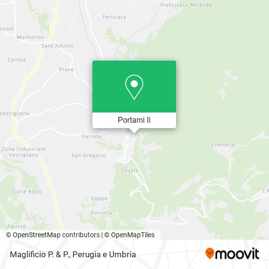 Mappa Maglificio P. & P.
