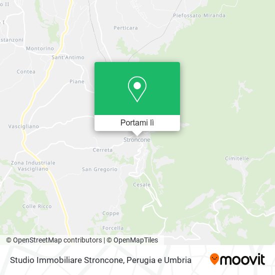 Mappa Studio Immobiliare Stroncone