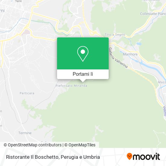 Mappa Ristorante Il Boschetto