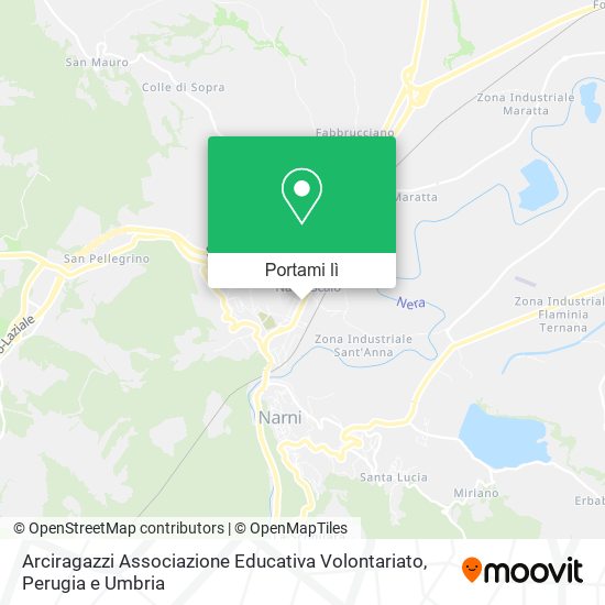 Mappa Arciragazzi Associazione Educativa Volontariato