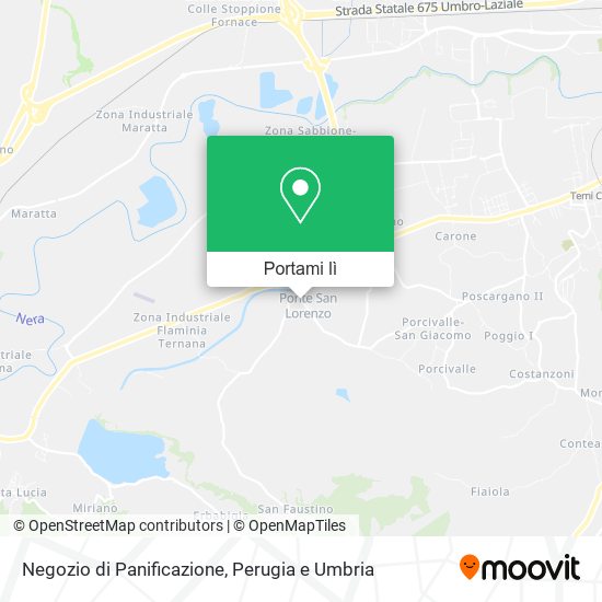 Mappa Negozio di Panificazione