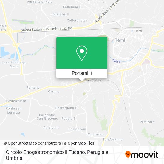 Mappa Circolo Enogastronomico il Tucano