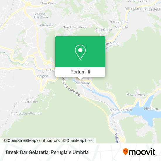 Mappa Break Bar Gelateria