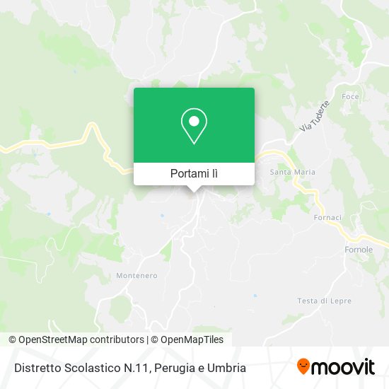 Mappa Distretto Scolastico N.11