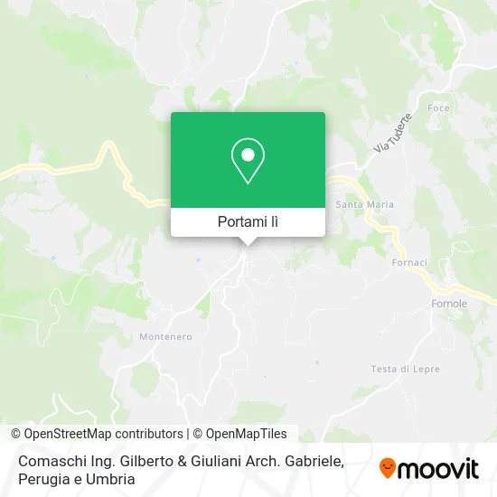 Mappa Comaschi Ing. Gilberto & Giuliani Arch. Gabriele