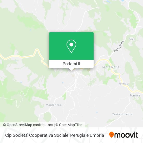 Mappa Cip Societa' Cooperativa Sociale