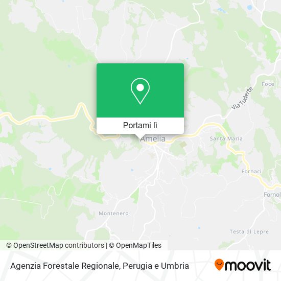 Mappa Agenzia Forestale Regionale