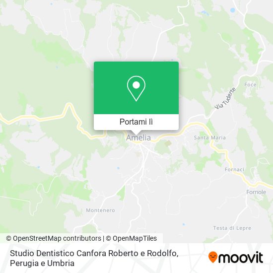 Mappa Studio Dentistico Canfora Roberto e Rodolfo