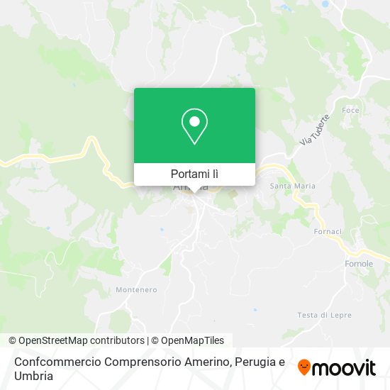 Mappa Confcommercio Comprensorio Amerino