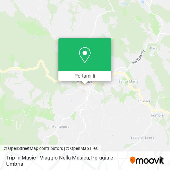 Mappa Trip in Music - Viaggio Nella Musica