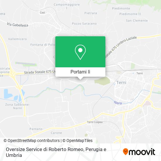 Mappa Oversize Service di Roberto Romeo