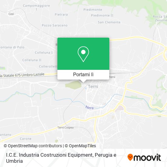 Mappa I.C.E. Industria Costruzioni Equipment
