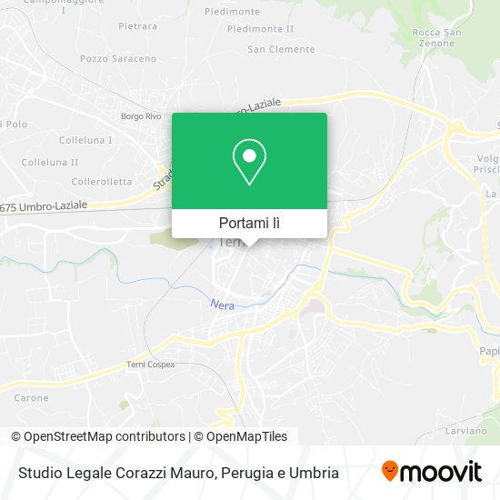 Mappa Studio Legale Corazzi Mauro