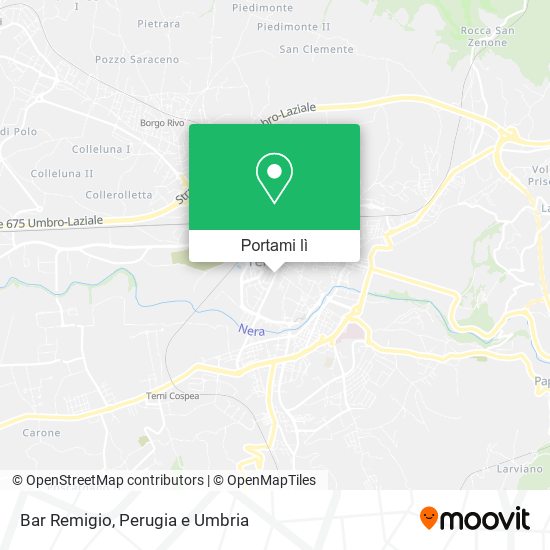 Mappa Bar Remigio