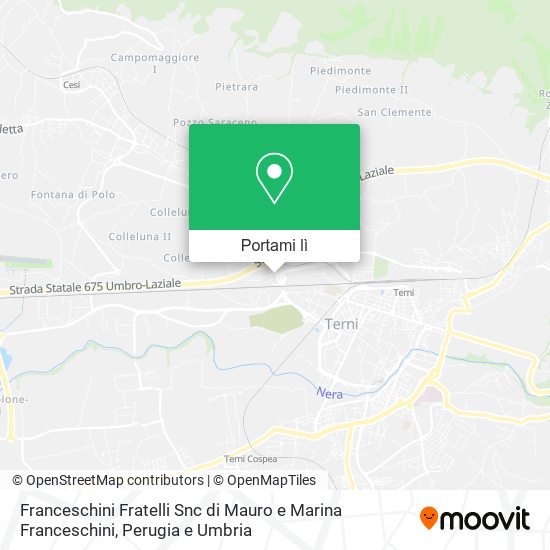 Mappa Franceschini Fratelli Snc di Mauro e Marina Franceschini