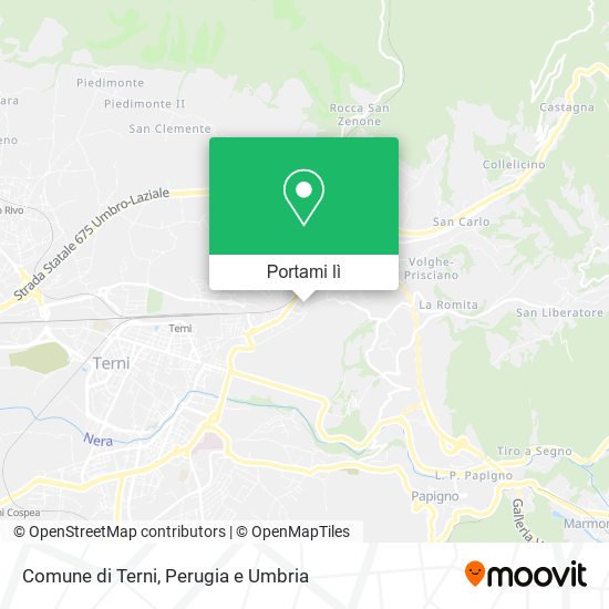 Mappa Comune di Terni