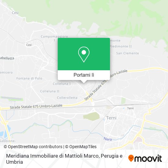Mappa Meridiana Immobiliare di Mattioli Marco