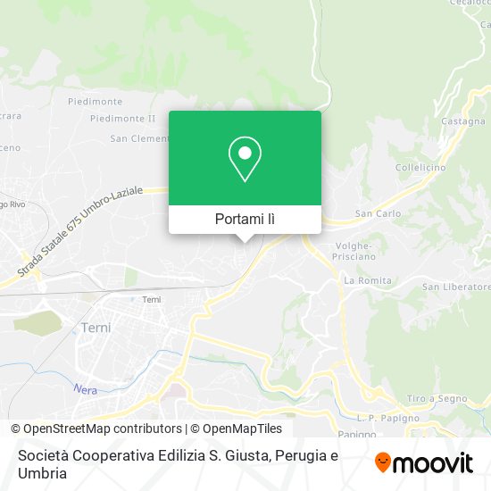 Mappa Società Cooperativa Edilizia S. Giusta