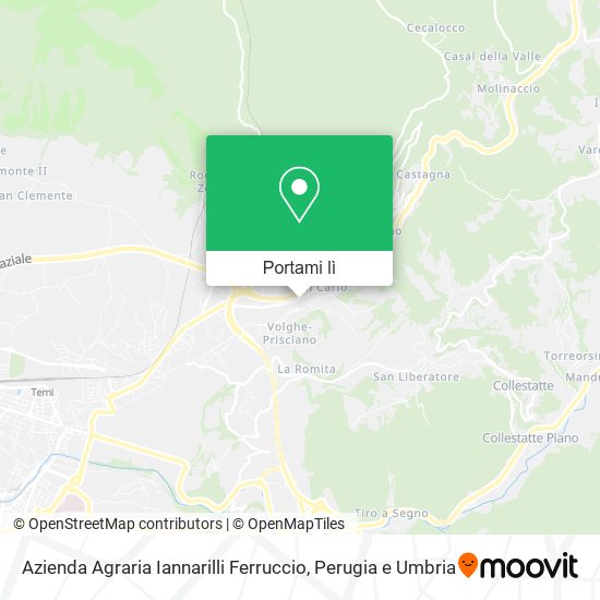 Mappa Azienda Agraria Iannarilli Ferruccio