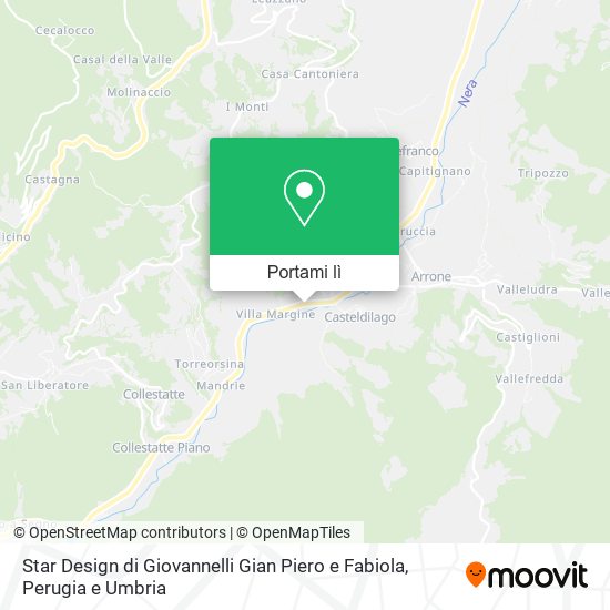 Mappa Star Design di Giovannelli Gian Piero e Fabiola