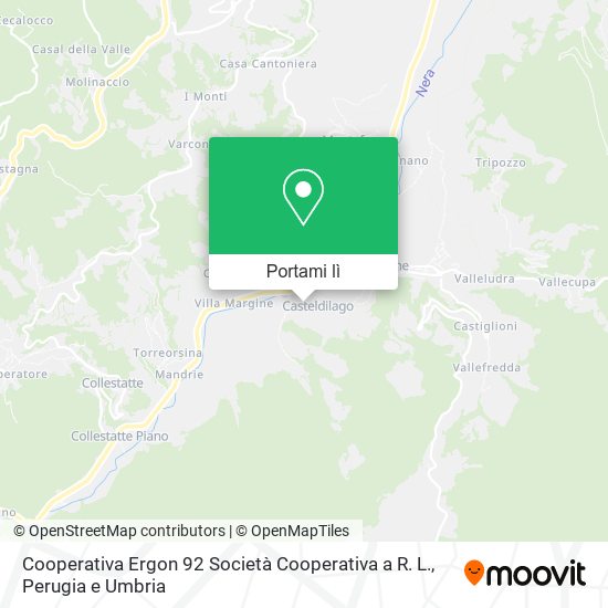 Mappa Cooperativa Ergon 92 Società Cooperativa a R. L.