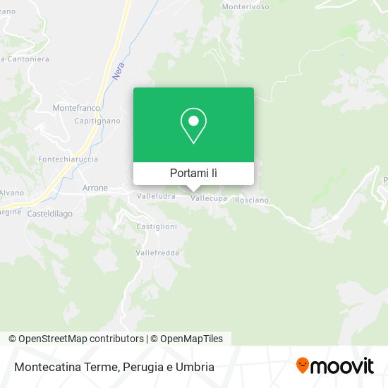 Mappa Montecatina Terme