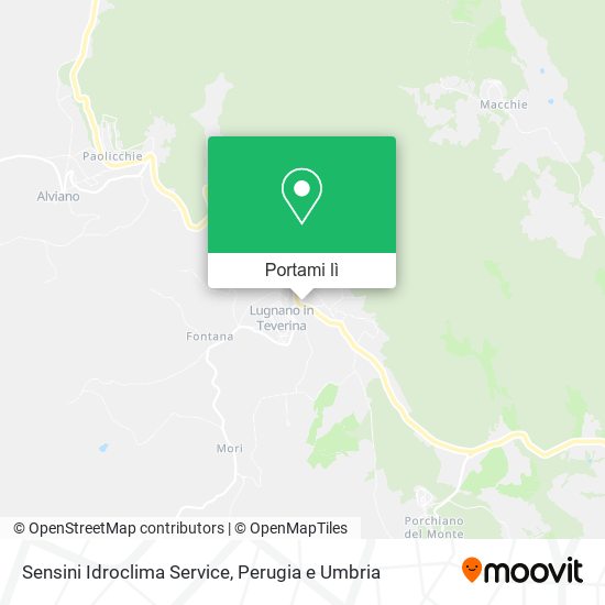 Mappa Sensini Idroclima Service