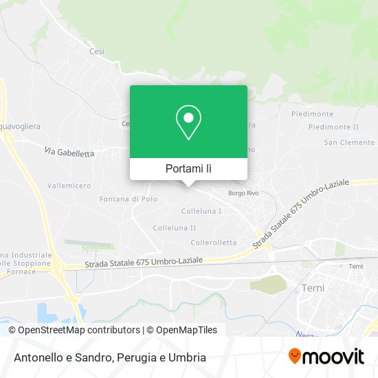 Mappa Antonello e Sandro