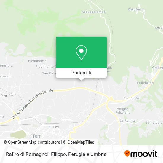 Mappa Rafiro di Romagnoli Filippo
