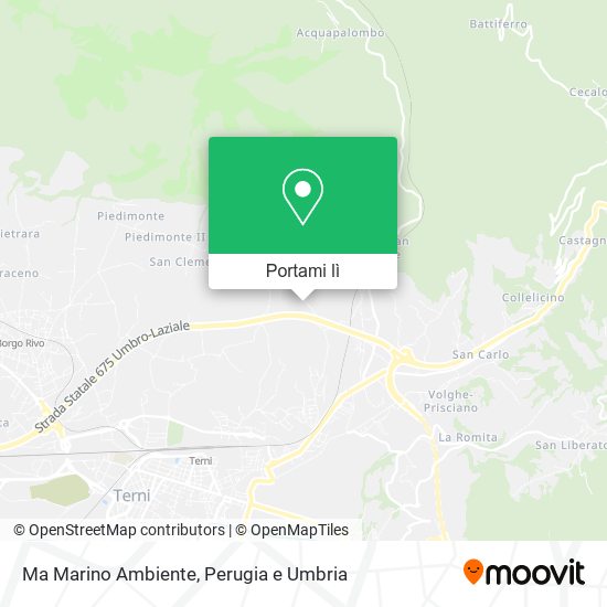 Mappa Ma Marino Ambiente
