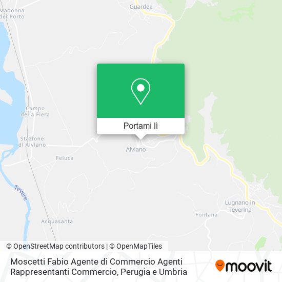 Mappa Moscetti Fabio Agente di Commercio Agenti Rappresentanti Commercio