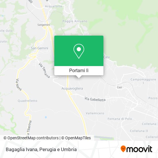 Mappa Bagaglia Ivana