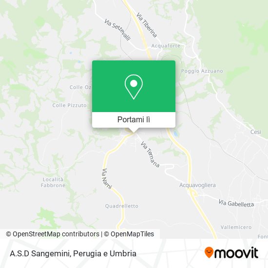 Mappa A.S.D Sangemini