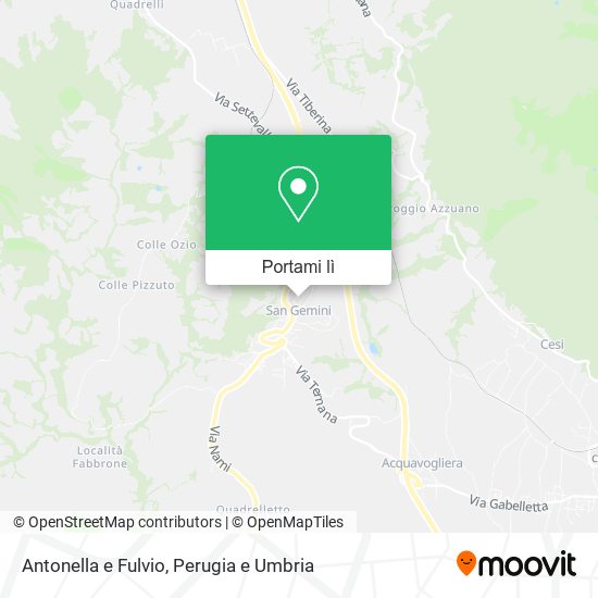 Mappa Antonella e Fulvio
